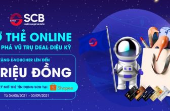 Ưu đãi mở Thẻ tín dụng SCB