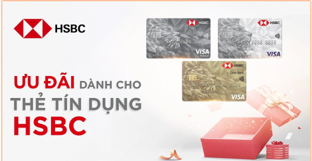 Ưu đãi Thẻ tín dụng quốc tế HSBC cùng Tiki