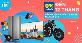 Cách thanh toán bằng thẻ tín dụng khi mua hàng trả góp 0% trên Tiki