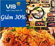 Giảm đến 30% dịch vụ ẩm thực cao cấp dành cho chủ thẻ VIB