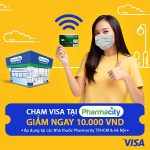 Giảm ngay 10.000 VNĐ cho chủ thẻ Vietcombank Visa thanh toán chạm tại các cửa hàng Pharmacity