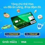 Ưu đãi dành cho chủ thẻ Vietcombank Visa khi chi tiêu tại Grab