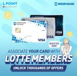 Mở khóa hàng ngàn ưu đãi với thẻ Woori khi liên kết các hội viên Lotte