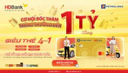 Tặng 100k khi chi tiêu cùng Thẻ liên kết HDBank Petrolimex 4in1