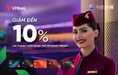 Ưu đãi giảm 10% chi tiêu thẻ tín dụng VPbank tại Qatar Airways