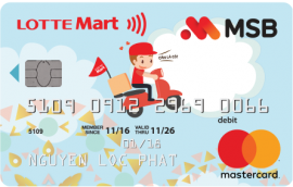 Thẻ MC Lotte Mart – MSB