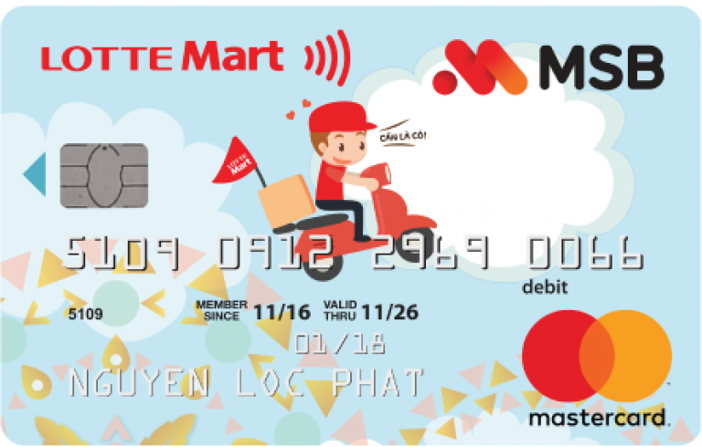 Thẻ MC Lotte Mart – MSB