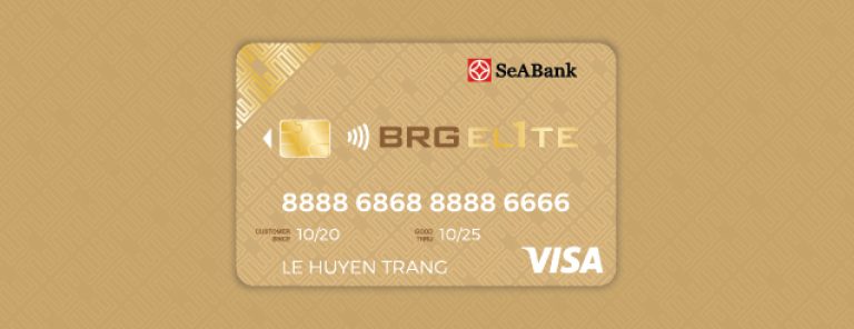 Thẻ tín dụng SeaBank BRG ELITE
