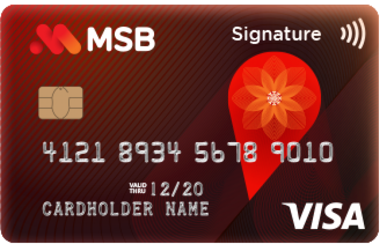 Thẻ Visa Signature Mfirst