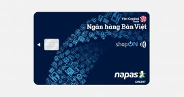 Thẻ tín dụng NAPAS shopON Bản Việt