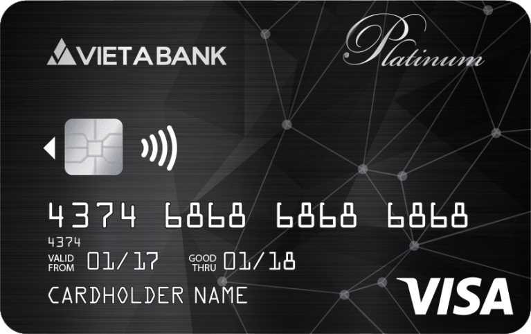 Thẻ tín dụng Việt Á Bank Hạng Platinum